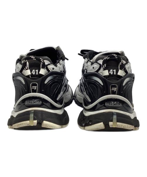 BALENCIAGA（バレンシアガ）BALENCIAGA (バレンシアガ) RUNNER ローカットスニーカー ブラック×ホワイト サイズ:27の古着・服飾アイテム