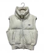 DIESELディーゼル）の古着「W-PEYT-SSL ダウンベスト」｜クリーム