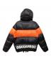 DSQUARED2 (ディースクエアード) Nylon Hooded Puffer ブラック×オレンジ サイズ:50：25000円