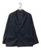 AURALEEオーラリー）の古着「19SS HARD TWIST GABARDINE DOUBLE-BREASTED JACKET」｜ブラック