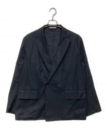 AURALEE（オーラリー）の古着「19SS HARD TWIST GABARDINE DOUBLE-BREASTED JACKET」｜ブラック