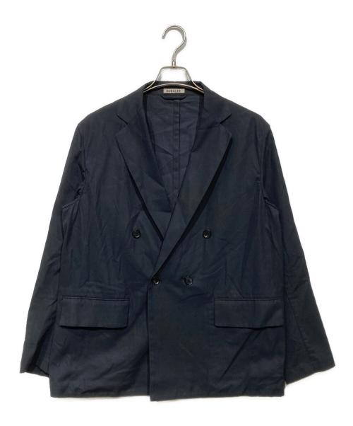 AURALEE（オーラリー）AURALEE (オーラリー) 19SS HARD TWIST GABARDINE DOUBLE-BREASTED JACKET ブラック サイズ:4の古着・服飾アイテム