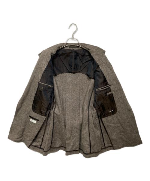 TAGLIATORE（タリアトーレ）TAGLIATORE (タリアトーレ) ALLENヘリンボーンジャケット ブラウン サイズ:48の古着・服飾アイテム