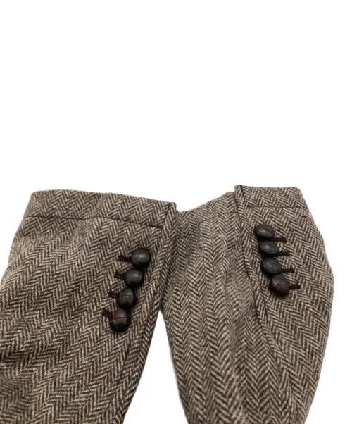 TAGLIATORE（タリアトーレ）TAGLIATORE (タリアトーレ) ALLENヘリンボーンジャケット ブラウン サイズ:48の古着・服飾アイテム