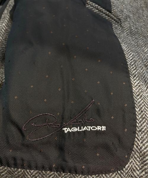 TAGLIATORE（タリアトーレ）TAGLIATORE (タリアトーレ) ALLENヘリンボーンジャケット ブラウン サイズ:48の古着・服飾アイテム
