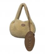 TOD'Sトッズ）の古着「ムートンボアハンドバッグ」｜アイボリー