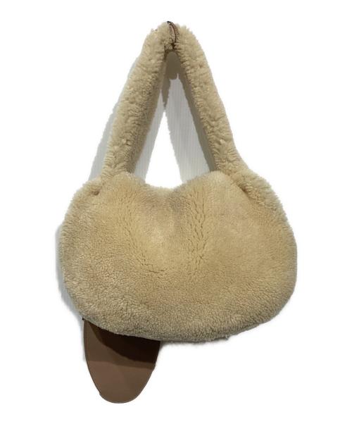 TOD'S（トッズ）TOD'S (トッズ) ムートンボアハンドバッグ アイボリーの古着・服飾アイテム