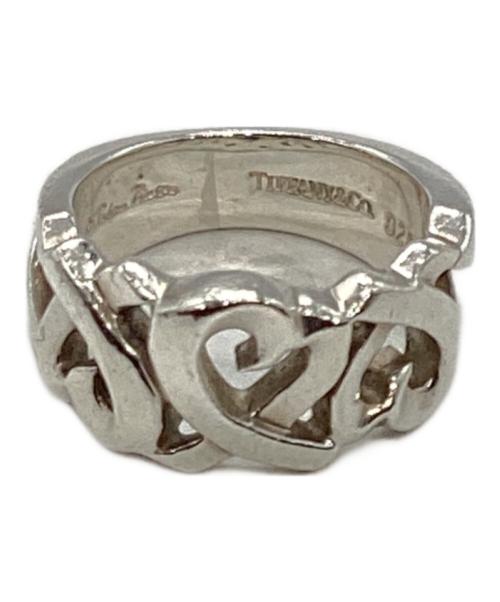 TIFFANY & Co.（ティファニー アンド コー）TIFFANY & Co. (ティファニー) トリプルラビングハート リング サイズ:6号の古着・服飾アイテム