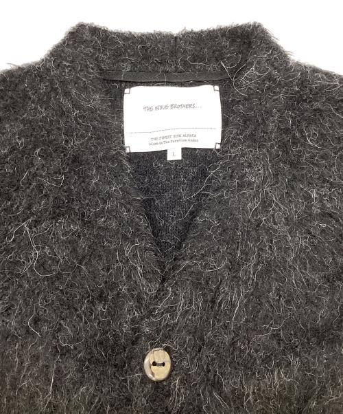 THE INOUE BROTHERS（イノウエブラザーズ）THE INOUE BROTHERS (イノウエブラザーズ) SURI CARDIGAN ブラック サイズ:Lの古着・服飾アイテム