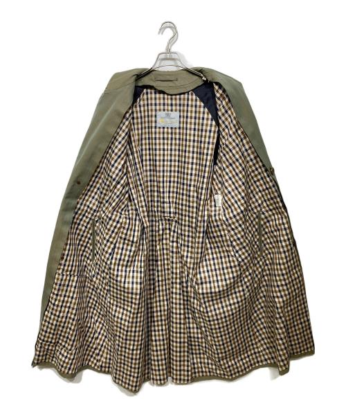 Aquascutum（アクアスキュータム）Aquascutum (アクアスキュータム) 玉虫カラートレンチコート オリーブ サイズ:不明の古着・服飾アイテム