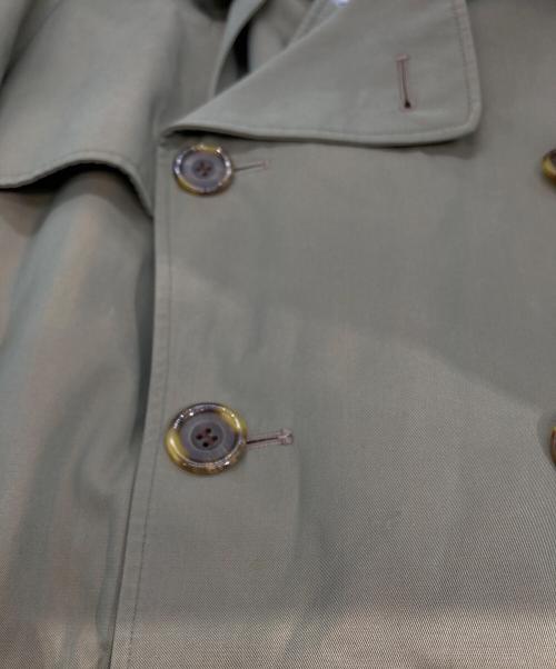 Aquascutum（アクアスキュータム）Aquascutum (アクアスキュータム) 玉虫カラートレンチコート オリーブ サイズ:不明の古着・服飾アイテム