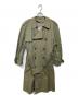 Aquascutum（アクアスキュータム）の古着「玉虫カラートレンチコート」｜オリーブ