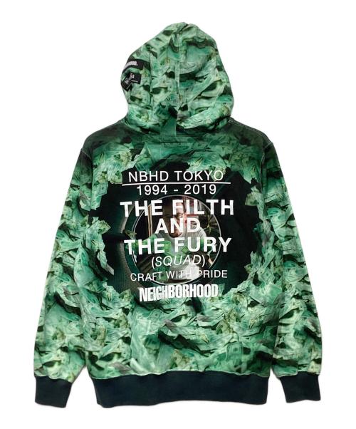 NEIGHBORHOOD（ネイバーフッド）NEIGHBORHOOD (ネイバーフッド) BBNH CASH / C-HOODED . LS グリーン サイズ:Mの古着・服飾アイテム