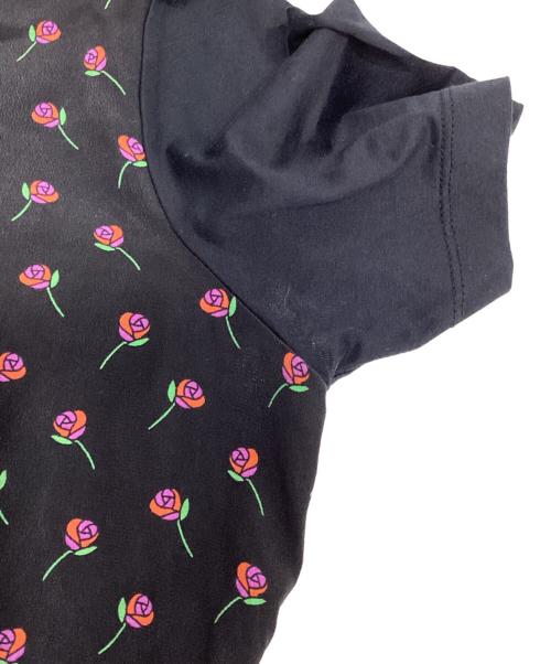 PRADA（プラダ）PRADA (プラダ) フローラル柄Tシャツ ブラック サイズ:Sの古着・服飾アイテム