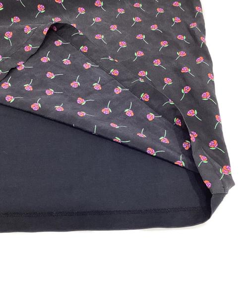PRADA（プラダ）PRADA (プラダ) フローラル柄Tシャツ ブラック サイズ:Sの古着・服飾アイテム