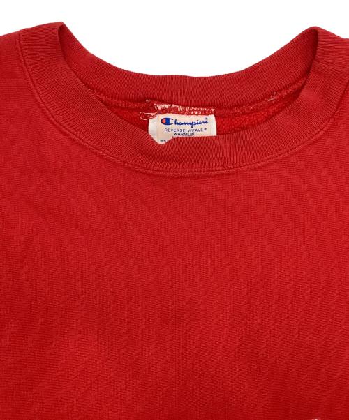Champion REVERSE WEAVE（チャンピオン リバース ウィーブ）Champion REVERSE WEAVE (チャンピオン リバース ウィーブ) ヴィンテージスウェット レッド サイズ:Lの古着・服飾アイテム