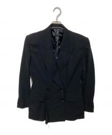 JUNIOR GAULTIER（ジュニアゴルチエ）の古着「ダブルジャケット」｜ブラック