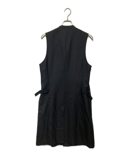 GROUND Y（グラウンドワイ）GROUND Y (グラウンドワイ) ロングベスト ブラック サイズ:3の古着・服飾アイテム