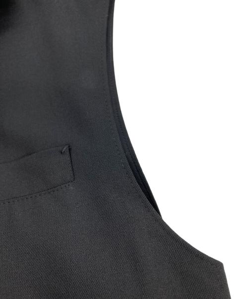 GROUND Y（グラウンドワイ）GROUND Y (グラウンドワイ) ロングベスト ブラック サイズ:3の古着・服飾アイテム