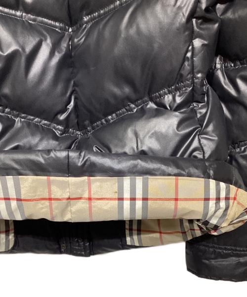 BURBERRY BLUE LABEL（バーバリーロンドンブルーレーベル）BURBERRY BLUE LABEL (バーバリーロンドンブルーレーベル) ダウンジャケット　FCF14-592-09 ブラック サイズ:38の古着・服飾アイテム