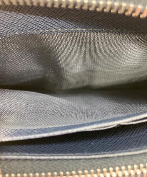 PRADA（プラダ）PRADA (プラダ) サフィアーノ ラウンドファスナー財布 ネイビーの古着・服飾アイテム