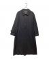 To b. by agnes b.（トゥービー バイ アニエスベー）の古着「ウールステンカラーコート」｜ブラック