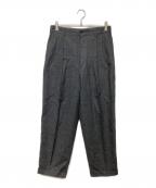 COMME des GARCONS HOMMEコムデギャルソン オム）の古着「AD1993 田中オム 　2タックパンツ」｜グレー
