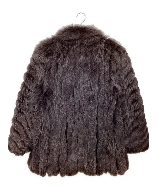 Malvoisie（マルヴォワジー）Malvoisie (マルヴォワジー) フォックスファーコート ブラウン サイズ:不明の古着・服飾アイテム