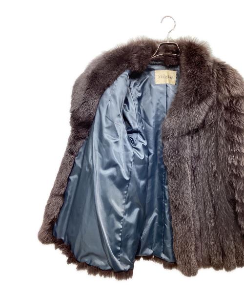 Malvoisie（マルヴォワジー）Malvoisie (マルヴォワジー) フォックスファーコート ブラウン サイズ:不明の古着・服飾アイテム