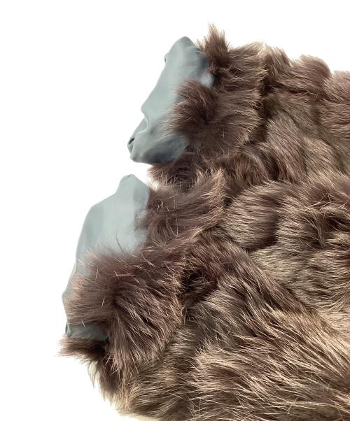 Malvoisie（マルヴォワジー）Malvoisie (マルヴォワジー) フォックスファーコート ブラウン サイズ:不明の古着・服飾アイテム