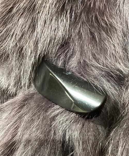 Malvoisie（マルヴォワジー）Malvoisie (マルヴォワジー) フォックスファーコート ブラウン サイズ:不明の古着・服飾アイテム