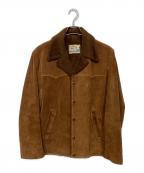 PIONEER WEARパイオニアウェア）の古着「70ｓ スエードジャケット」｜ブラウン