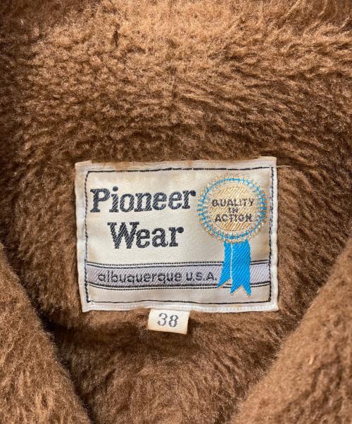 PIONEER WEAR（パイオニアウェア）PIONEER WEAR (パイオニアウェア) 70ｓ スエードジャケット ブラウン サイズ:38の古着・服飾アイテム