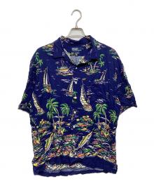 POLO RALPH LAUREN（ポロ・ラルフローレン）の古着「アロハシャツ」｜ネイビー