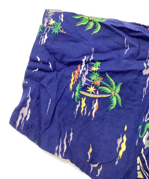 POLO RALPH LAUREN（ポロ・ラルフローレン）POLO RALPH LAUREN (ポロ・ラルフローレン) アロハシャツ ネイビー サイズ:XLの古着・服飾アイテム