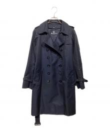 Aquascutum（アクアスキュータム）の古着「ライナー付きトレンチコート　1451001-39」｜ネイビー