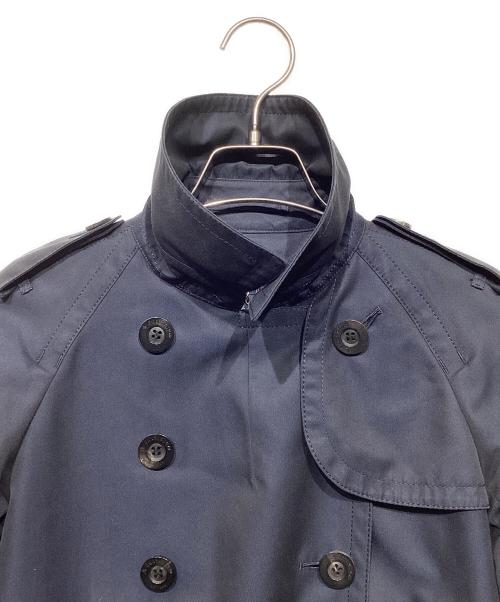 Aquascutum（アクアスキュータム）Aquascutum (アクアスキュータム) ライナー付きトレンチコート　1451001-39 ネイビー サイズ:4Ｓの古着・服飾アイテム