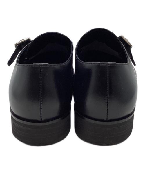 三陽山長（サンヨウヤマチョウ）三陽山長 (サンヨウヤマチョウ) 柔八シングルモンクストラップシューズQ7413-Q7413-035 ブラック サイズ:6 1/2の古着・服飾アイテム