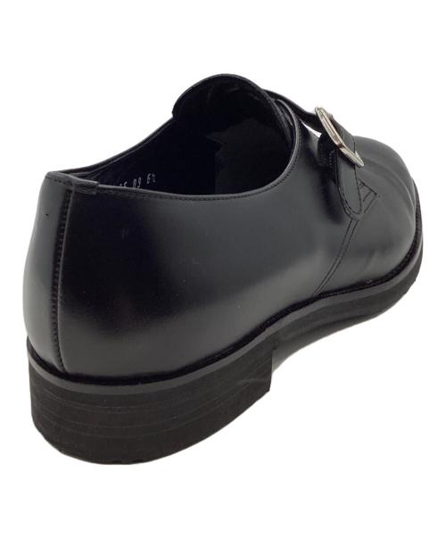 三陽山長（サンヨウヤマチョウ）三陽山長 (サンヨウヤマチョウ) 柔八シングルモンクストラップシューズQ7413-Q7413-035 ブラック サイズ:6 1/2の古着・服飾アイテム