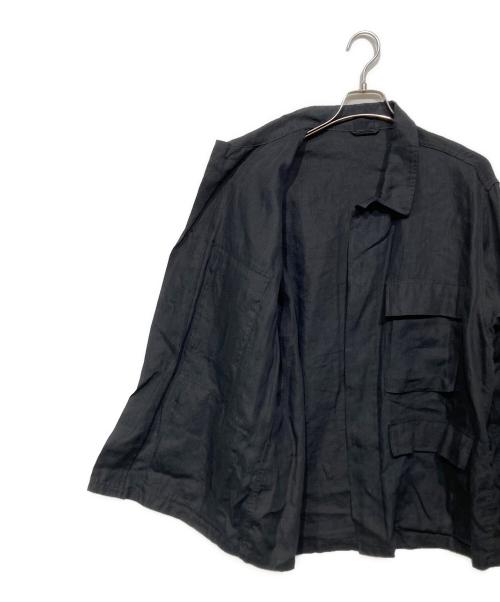 COMOLI（コモリ）COMOLI (コモリ) リネンBDUジャケット ブラック サイズ:2の古着・服飾アイテム