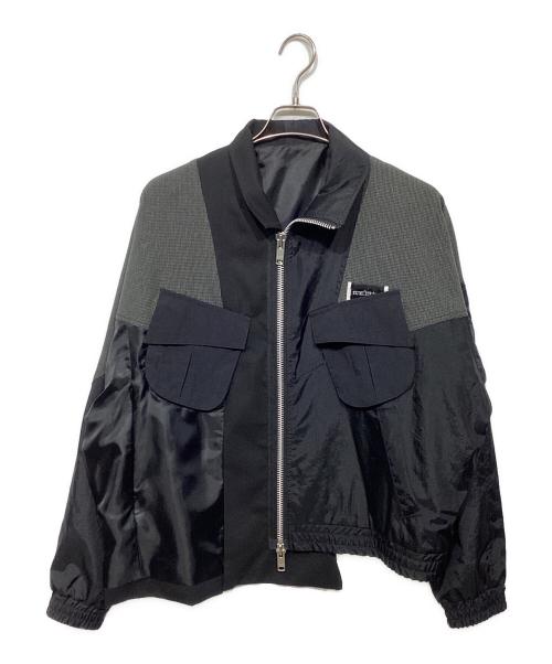 elephant TRIBAL fabrics（エレファントトライバルファブリックス）elephant TRIBAL fabrics (エレファントトライバルファブリックス) ドッキングジャケット ブラック サイズ:Sの古着・服飾アイテム