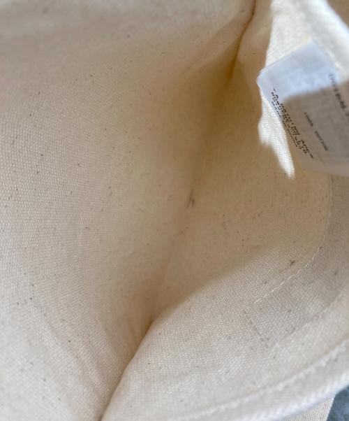 A BATHING APE（ア ベイシング エイプ）A BATHING APE (ア ベイシング エイプ) moussy (マウジー) キャンバストートバッグ アイボリー×グリーンの古着・服飾アイテム