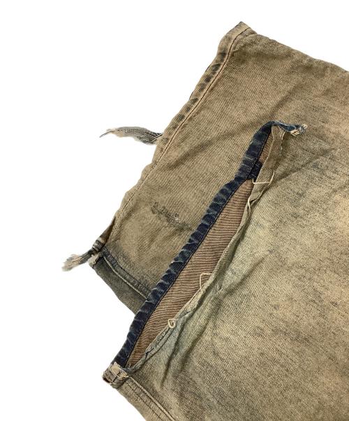 DIESEL（ディーゼル）DIESEL (ディーゼル) 1996D-SIRE-S2デニムパンツ インディゴ×ブラウン サイズ:26の古着・服飾アイテム