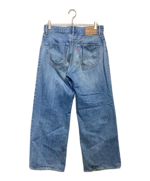 Hysteric Glamour（ヒステリックグラマー）Hysteric Glamour (ヒステリックグラマー) WOMAN BANANA ワイドデニムパンツ インディゴ サイズ:27の古着・服飾アイテム