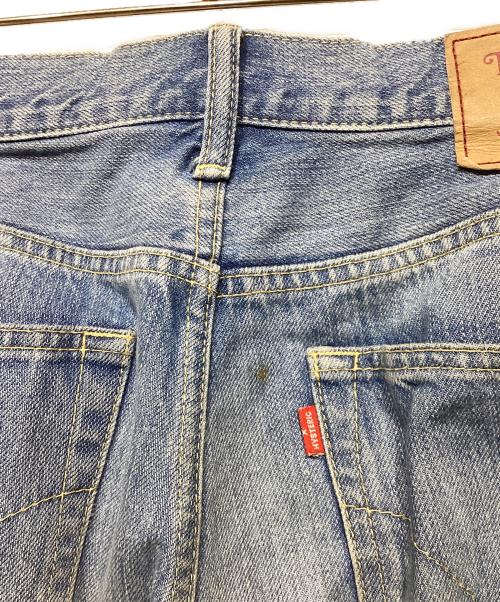 Hysteric Glamour（ヒステリックグラマー）Hysteric Glamour (ヒステリックグラマー) WOMAN BANANA ワイドデニムパンツ インディゴ サイズ:27の古着・服飾アイテム