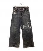 DIESELディーゼル）の古着「D-RISEデニムパンツ」｜ブラック