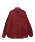 BALENCIAGA（バレンシアガ）の古着「22AW Reversible Check Shirt」｜レッド