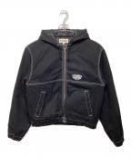 stussyステューシー）の古着「Contrast Stitch Work Jacket」｜ブラック