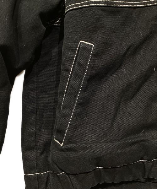 stussy（ステューシー）stussy (ステューシー) Contrast Stitch Work Jacket ブラック サイズ:Lの古着・服飾アイテム