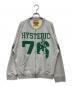 Hysteric Glamour（ヒステリックグラマー）の古着「76 オーバーサイズジャンパースウェットジャケット」｜グレー×グリーン